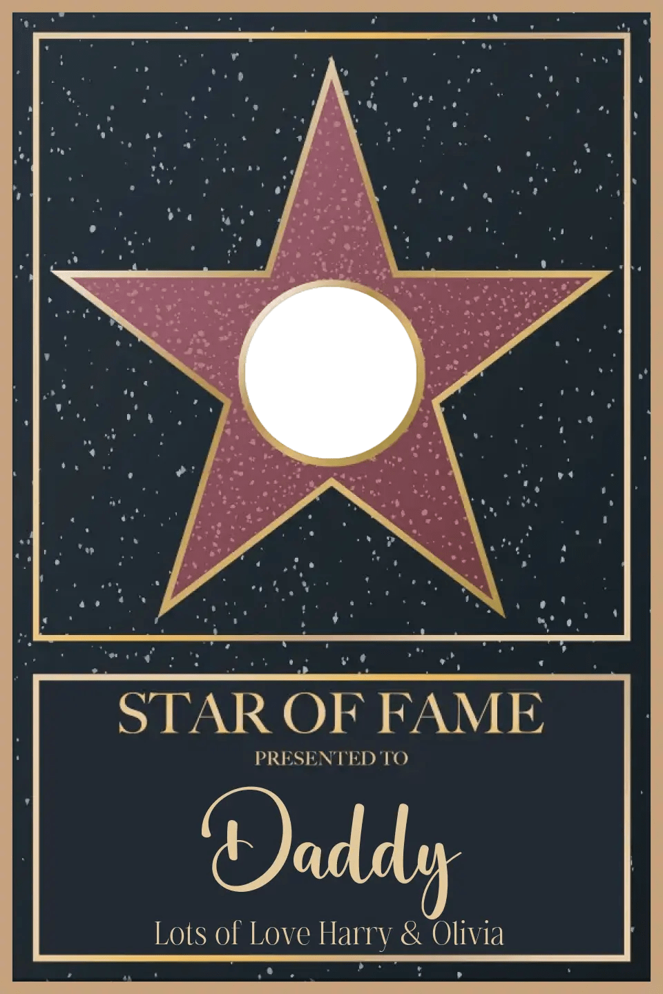 Star of Fame Framed Print